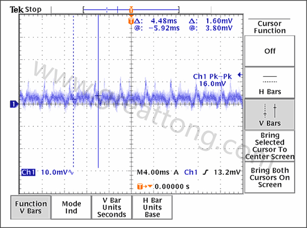  圖10. 在VCO電源端增加旁路電容后減小了噪聲。-深圳宏力捷