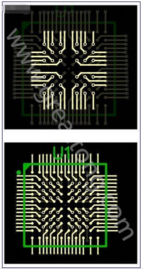 如何布線不同的BGA圈，從最外層開始，直到中心-深圳宏力捷