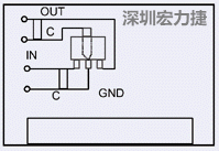 圖3：降壓電路的PCB設(shè)計示例。