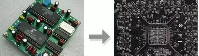 PCBA元器件由大變小，由稀疏到密集的變化趨勢(shì)